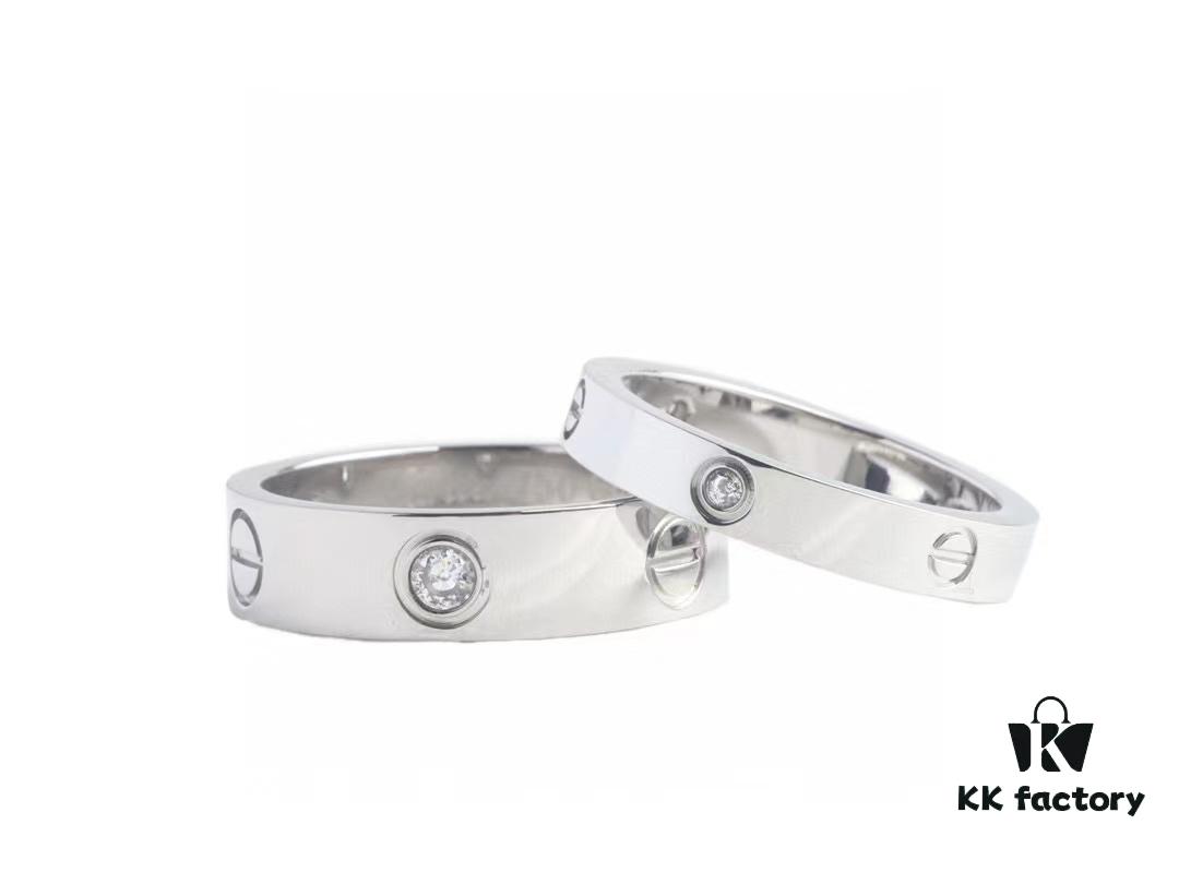 692fd1e099f2d84055c8a0be Cartier Screw Ring with Three Diamonds, CMC Craftsmanship, Simple and Stylish, Timeless Classic Design