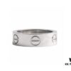 Cartier Screw Ring Pair, Diamond-Free Design, CMC Craftsmanship, Simple and Stylish, Timeless Classic