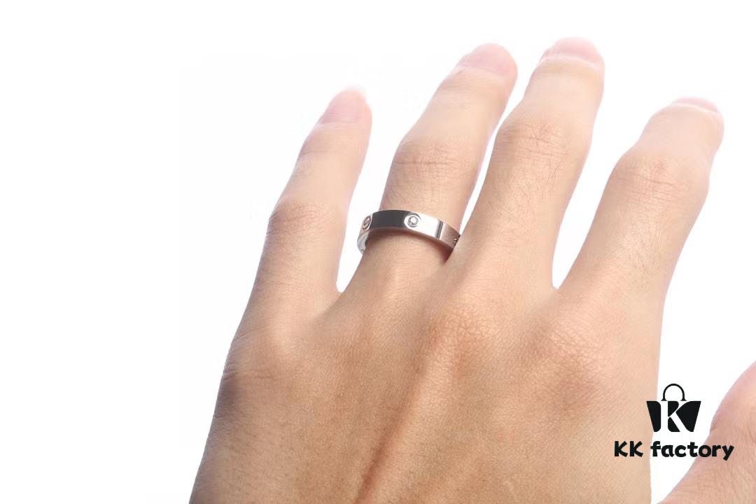 692fd1e299f2d84055c8a0c4 Cartier Screw Ring with Three Diamonds, CMC Craftsmanship, Simple and Stylish, Timeless Classic Design