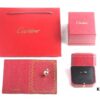 Cartier Screw Ring with Three Diamonds, CMC Craftsmanship, Simple and Fashionable, Classic Design Never Goes Out of Style