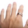 Cartier Screw Ring with Three Diamonds, CMC Craftsmanship, Simple and Fashionable, Classic Design Never Goes Out of Style