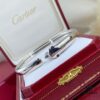 692fd1f399f2d84055c8a0f1 New Arrival V Gold Plated 18K Mimetic Gold CNC Hand-Set Diamond Cartier Thin Smooth Leopard Bangle, Ultra Thick and Imposing Leopard Design, Unisex Couple Bracelet