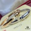 692fd1f499f2d84055c8a0f4 New Arrival V Gold Plated 18K Mimetic Gold CNC Hand-Set Diamond Cartier Thin Smooth Leopard Bangle, Ultra Thick and Imposing Leopard Design, Unisex Couple Bracelet