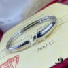 692fd1f499f2d84055c8a0f7 New Arrival V Gold Plated 18K Mimetic Gold CNC Hand-Set Diamond Cartier Thin Smooth Leopard Bangle, Ultra Thick and Imposing Leopard Design, Unisex Couple Bracelet