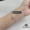 V Gold Cartier Small Three-Ring Diamond Bracelet