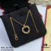692fd1f799f2d84055c8a0fe V Gold Cartier Small Three-Ring Diamond Necklace