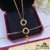 V Gold Cartier Small Three-Ring Diamond Bracelet