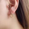692fd1fa99f2d84055c8a104 Cartier Small Triple Ring Diamond Stud Earrings, Another Classic Design, Embracing Symmetrical Beauty with Elegant and Refined Craftsmanship