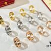 692fd20299f2d84055c8a11b Cartier Classic Love Series Ring in Rose Gold, White Gold, Yellow Gold with Diamond or Without, Wide and Narrow Width Options