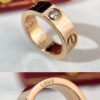 692fd20499f2d84055c8a11e Cartier Classic Love Series Ring in Rose Gold, White Gold, Yellow Gold with Diamond or Without, Wide and Narrow Width Options