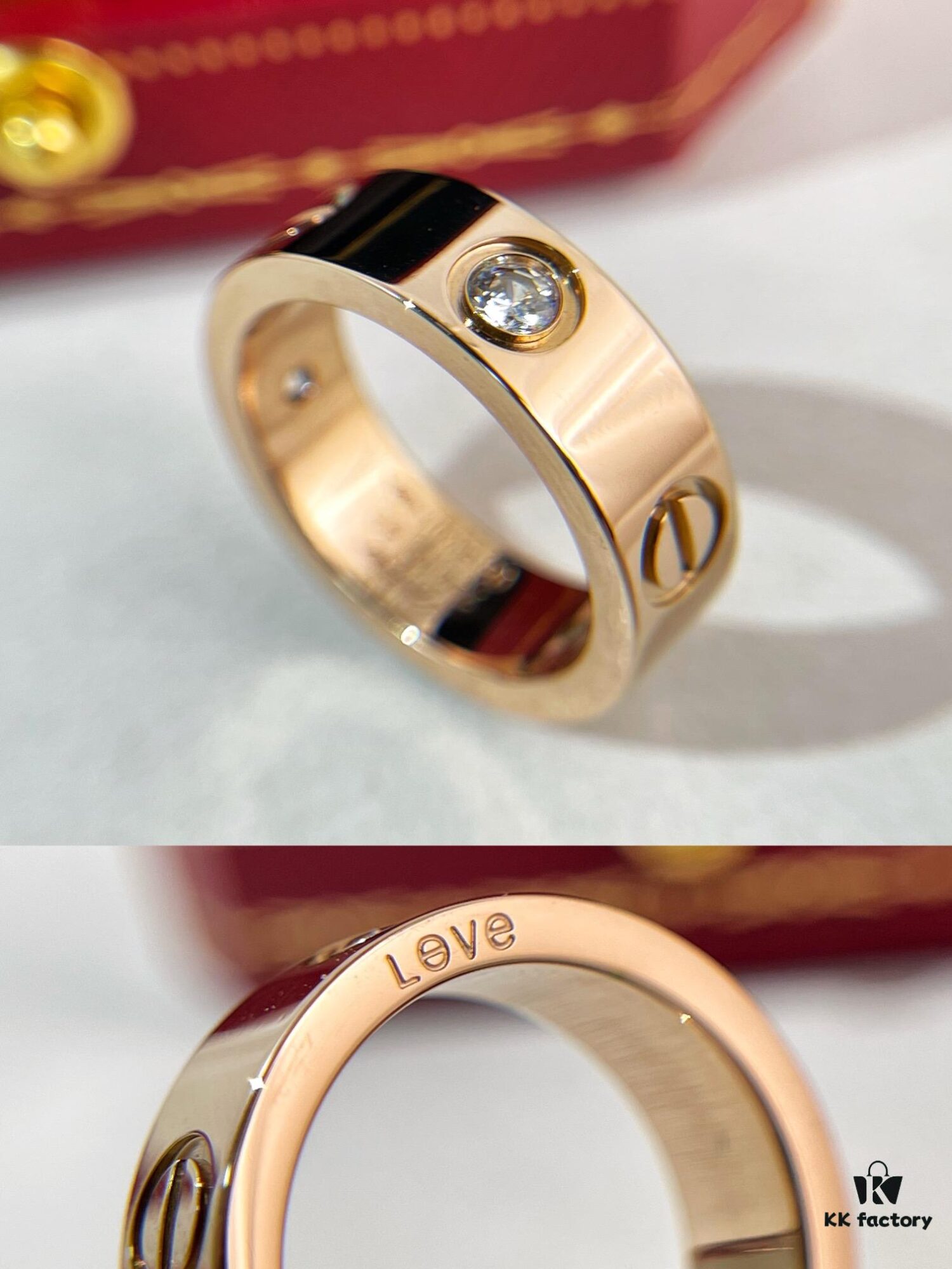692fd20499f2d84055c8a11e Cartier Classic Love Series Ring in Rose Gold, White Gold, Yellow Gold with Diamond or Without, Wide and Narrow Width Options