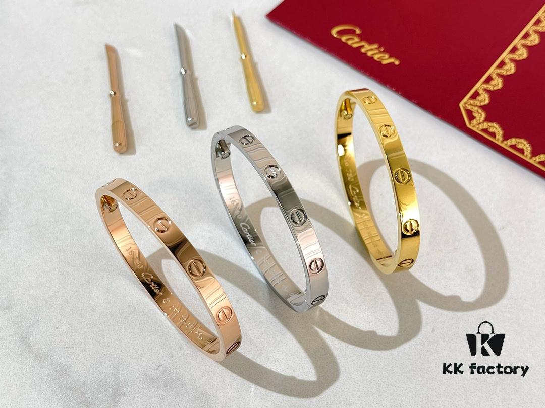 692fd20799f2d84055c8a126 Cartier Classic Love Series Bracelet, Customizable with Laser Engraving