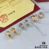 👑Cartier LOVE Earrings, Classic Design with Flying Saucer Ear Plugs, [Top-Tier Replica]👄 Classic Cartier Love Series, Smooth Screw Motif, Single Diamond Stud Earrings in Rose Gold, Platinum, or Yellow Gold – Three Colors Available, Highest Quality on Market. 5658085
