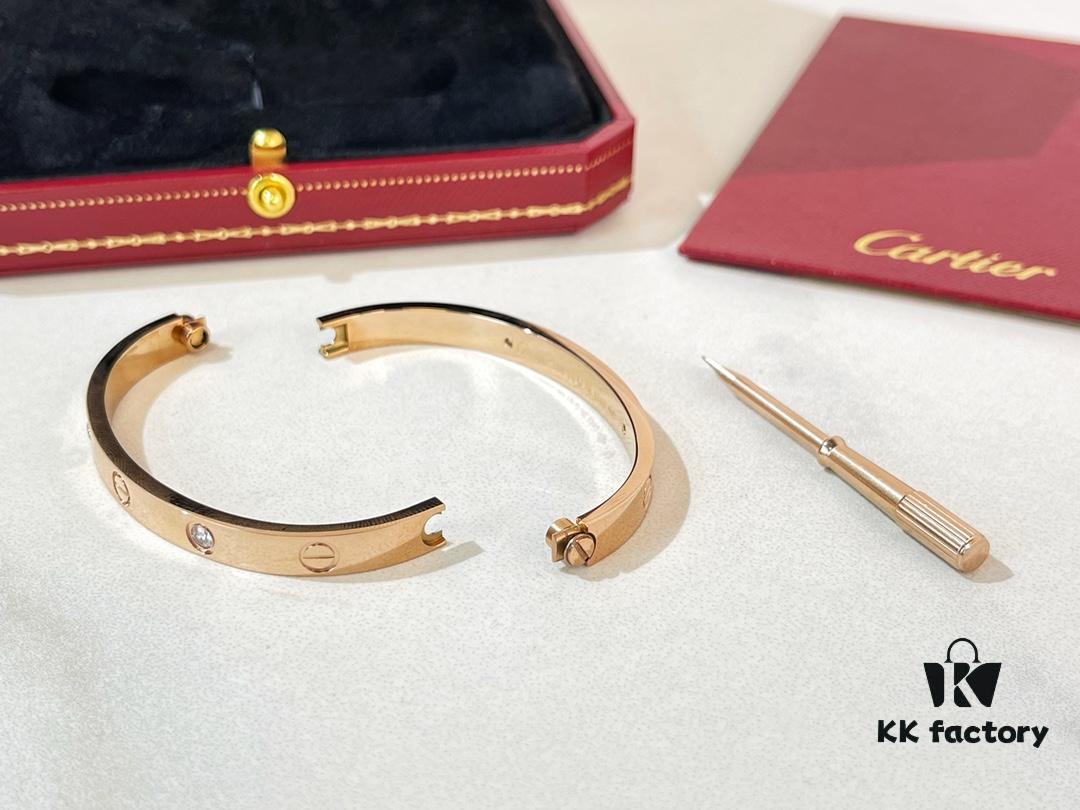 692fd21b99f2d84055c8a148 Cartier Classic Love Series Bracelet, Customizable with Laser Engraving