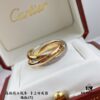 692fd21e99f2d84055c8a14f V Gold Material Cartier Trinity Ring 💍 A Classic Diamond Ring Embracing Symmetrical Elegance