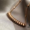 692fd23599f2d84055c8a17f Cartier Necklace with Neutral and Bold Design, Featuring Rotatable Rivets and V-Gold Plating