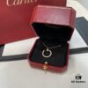692fd23999f2d84055c8a187 Cartier Nail Necklace with Diamonds, Double-Sided Design, Handcrafted with Precision CNC and Micro-Pave 'Swallowtail' Setting, V-Gold Plated, Imported Zirconia Stones, Available in Silver and Rose Gold
