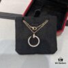 692fd23a99f2d84055c8a189 Cartier Nail Necklace with Diamonds, Double-Sided Design, Handcrafted with Precision CNC and Micro-Pave 'Swallowtail' Setting, V-Gold Plated, Imported Zirconia Stones, Available in Silver and Rose Gold