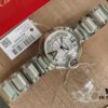 692fd24a99f2d84055c8a1ac Cartier Classic Blue Balloon, Merman Glass Domed Curved Case, Guilloché Dial, Sword-Shaped Hands, Imported Ceramic Strap Paired with 316 Stainless Steel, 33mm Size