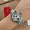 692fd24d99f2d84055c8a1b1 Cartier Classic Blue Balloon, Merman Glass Domed Curved Case, Guilloché Dial, Sword-Shaped Hands, Imported Ceramic Strap Paired with 316 Stainless Steel, 33mm Size