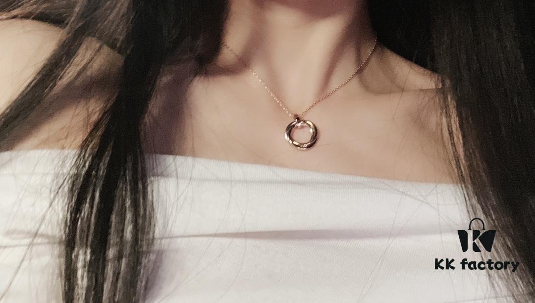 692fd25b99f2d84055c8a1c5 Cartier Trinity Three-Ring Three-Color Gold Necklace