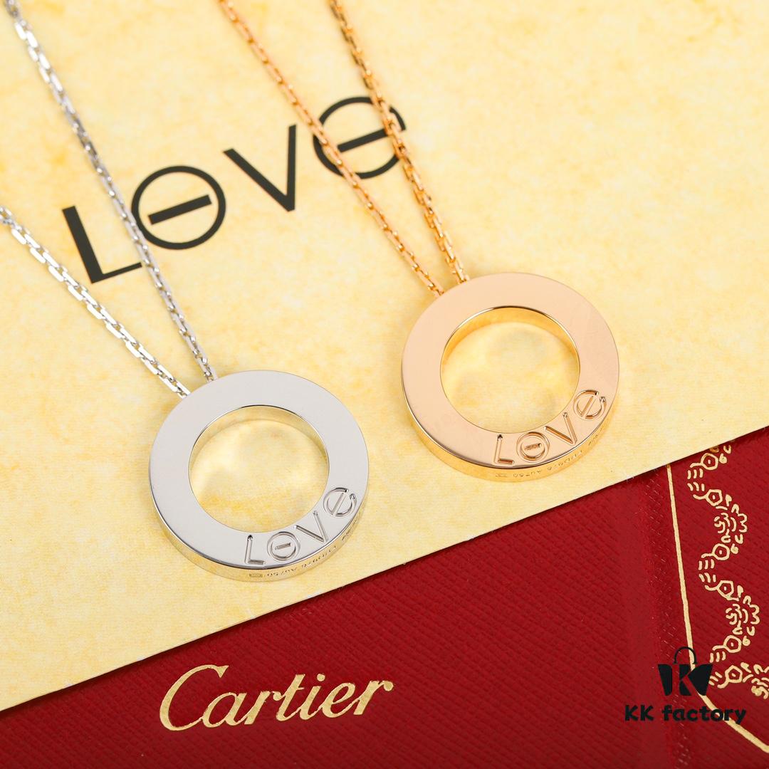 692fd26399f2d84055c8a1d2 Homage to Classic Cartier Ca@tier Smooth Three-Diamond Six-Diamond Version Big Flat Necklace, Reversible Wear, Real Photos Showcasing Authentic Details