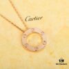 692fd26499f2d84055c8a1d5 Homage to Classic Cartier Ca@tier Smooth Three-Diamond Six-Diamond Version Big Flat Necklace, Reversible Wear, Real Photos Showcasing Authentic Details
