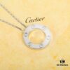 692fd26499f2d84055c8a1d7 Homage to Classic Cartier Ca@tier Smooth Three-Diamond Six-Diamond Version Big Flat Necklace, Reversible Wear, Real Photos Showcasing Authentic Details