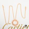 692fd26799f2d84055c8a1df Homage to Classic Cartier Ca@tier Smooth Three-Diamond Six-Diamond Version Big Cake Necklace, Reversible Design, Real Photos Showcasing Authentic Details