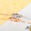 692fd26899f2d84055c8a1e0 Homage to Classic Cartier Ca@tier Smooth Three-Diamond Six-Diamond Version Big Cake Necklace, Reversible Design, Real Photos Showcasing Authentic Details