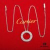 692fd26b99f2d84055c8a1e8 Homage to the Classic Cartier Ca@tier Smooth Three-Diamond and Six-Diamond Version Large Round Necklace, Reversible Wear, Real Photos Showcasing Authentic Details