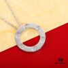 692fd26c99f2d84055c8a1e9 Homage to the Classic Cartier Ca@tier Smooth Three-Diamond and Six-Diamond Version Large Round Necklace, Reversible Wear, Real Photos Showcasing Authentic Details