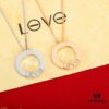 692fd26c99f2d84055c8a1ea Homage to the Classic Cartier Ca@tier Smooth Three-Diamond and Six-Diamond Version Large Round Necklace, Reversible Wear, Real Photos Showcasing Authentic Details