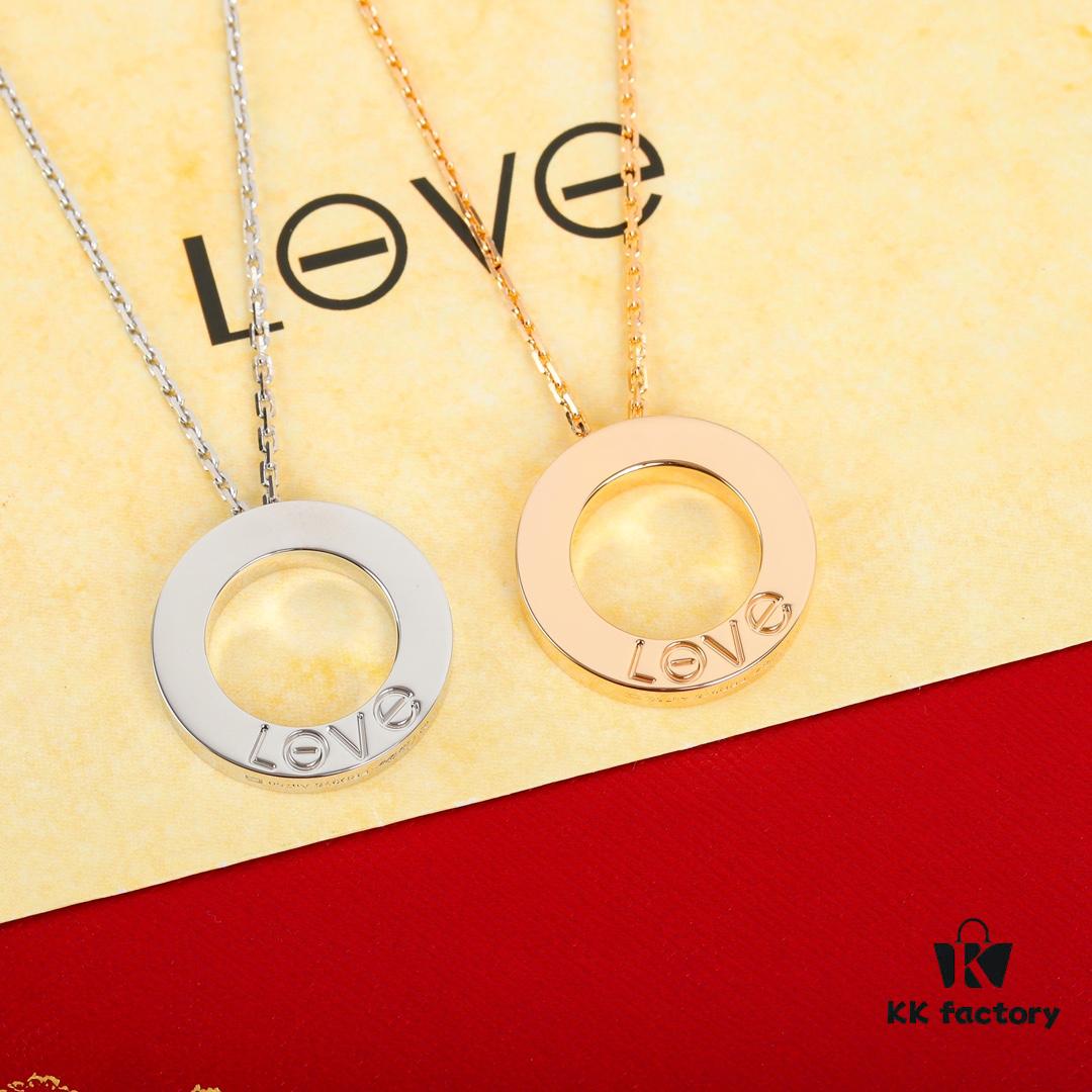 692fd26c99f2d84055c8a1ea Homage to the Classic Cartier Ca@tier Smooth Three-Diamond and Six-Diamond Version Large Round Necklace, Reversible Wear, Real Photos Showcasing Authentic Details
