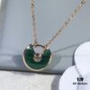 692fd27299f2d84055c8a1f8 Carter Amulette Pendant Necklace - Malachite (Good Luck Charm)