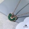 692fd27599f2d84055c8a1fb Carter Amulette Pendant Necklace - Malachite (Good Luck Charm)