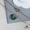 692fd27a99f2d84055c8a205 Carter Amulette Pendant Necklace - Malachite (Good Luck Charm)