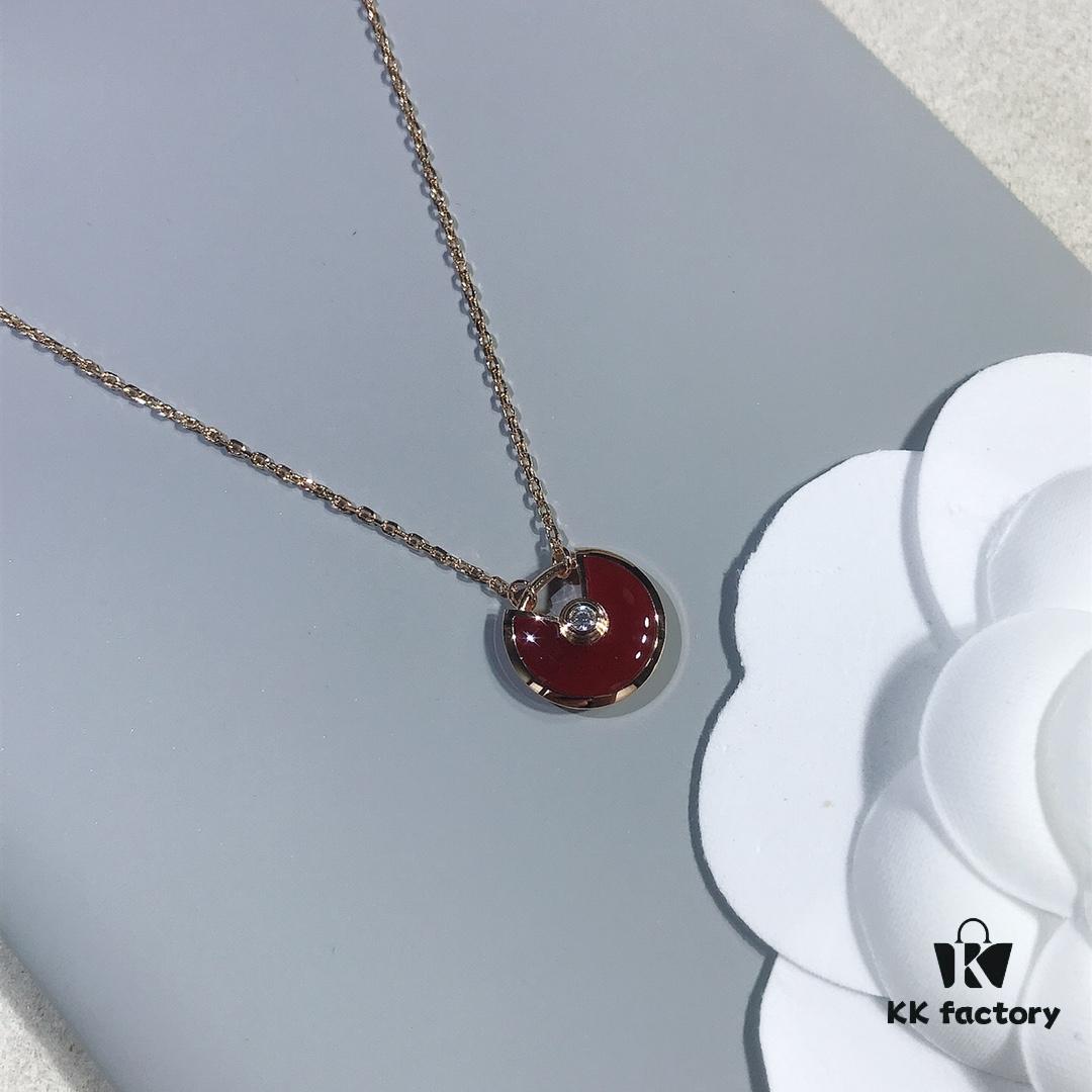 692fd27d99f2d84055c8a209 Carter Amulette Pendant Necklace - Carnelian (Health Talisman)