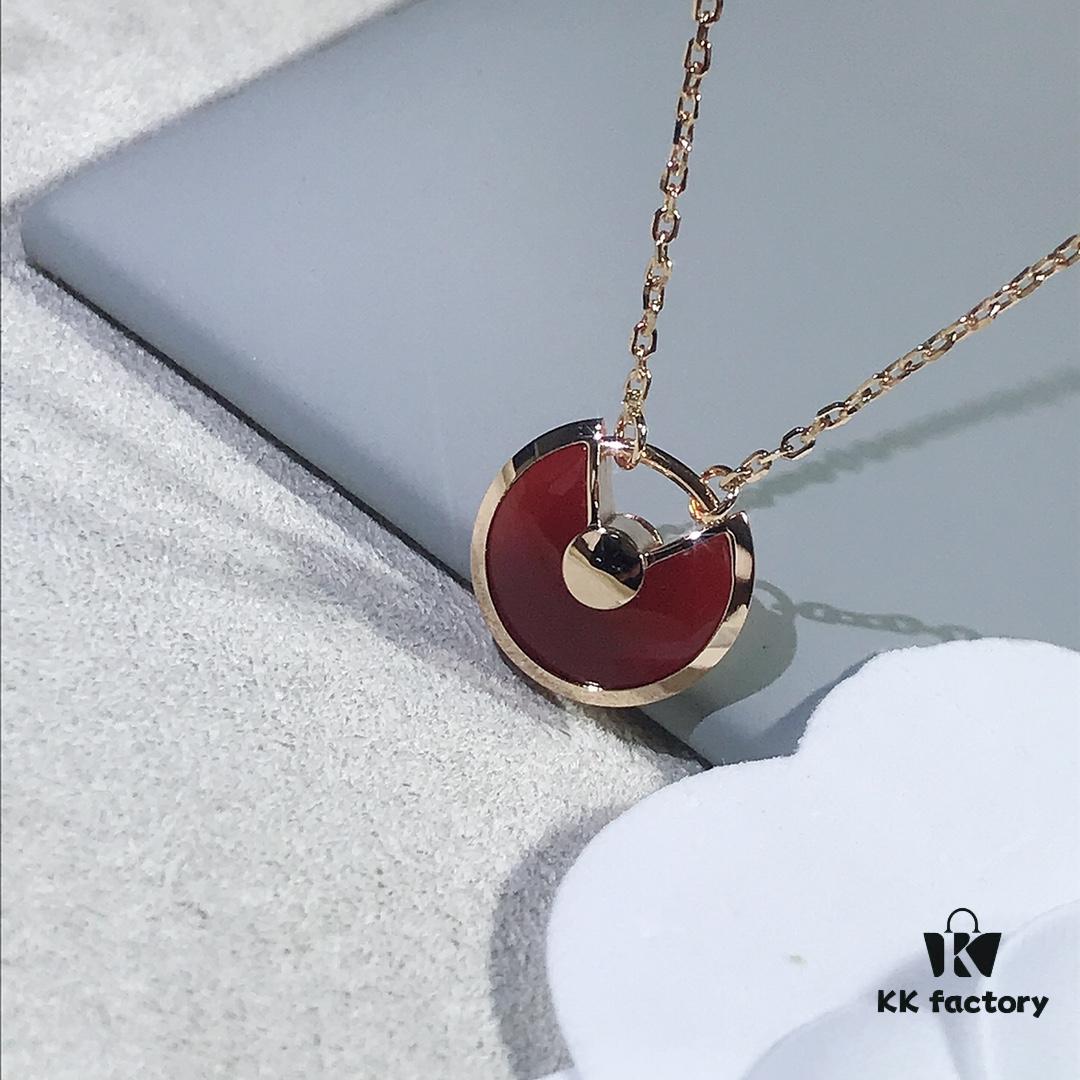 692fd27e99f2d84055c8a20a Carter Amulette Pendant Necklace - Carnelian (Health Talisman)