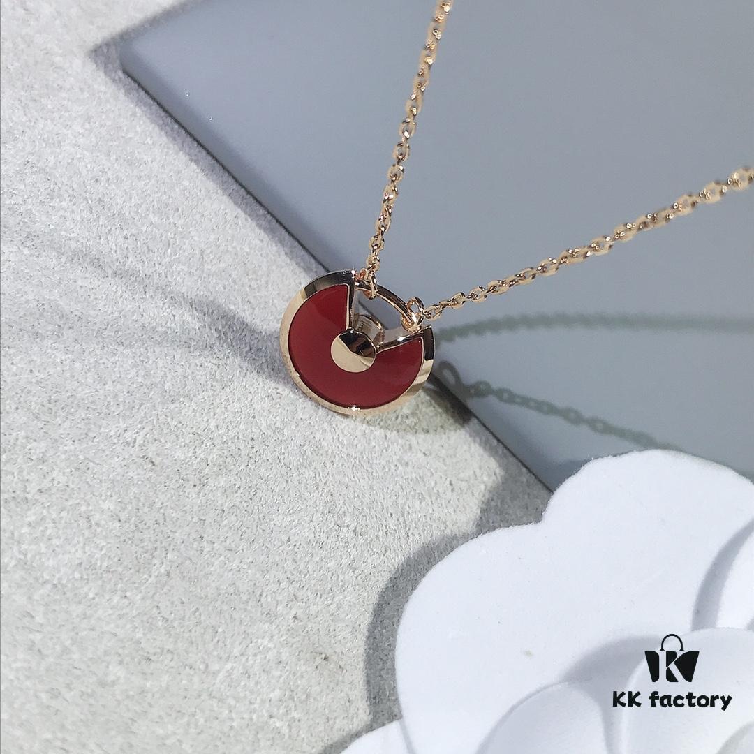 692fd27e99f2d84055c8a20c Carter Amulette Pendant Necklace - Carnelian (Health Talisman)