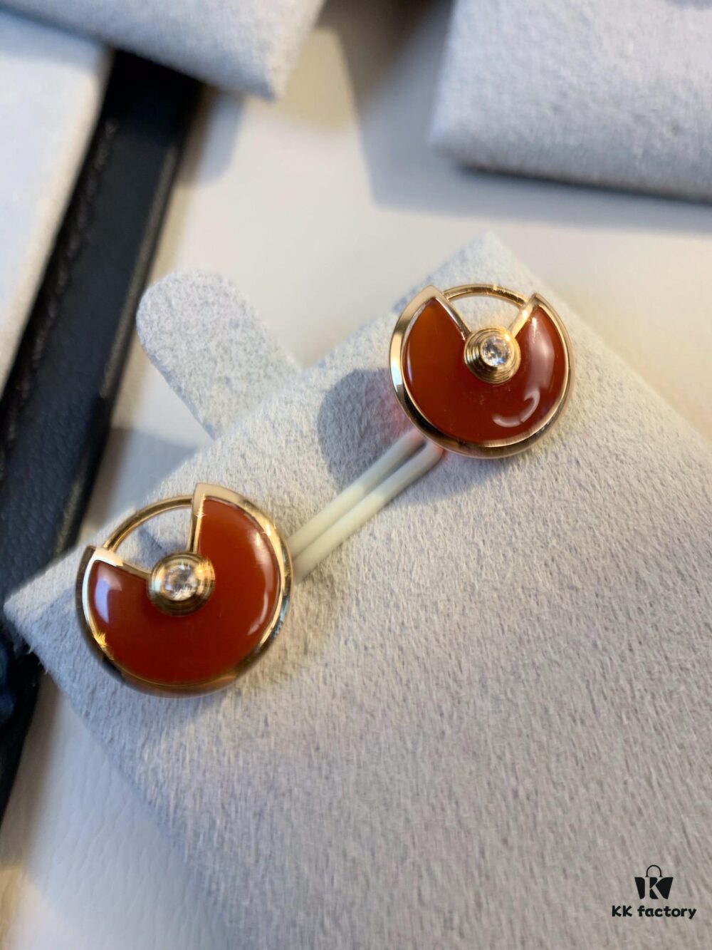 692fd29699f2d84055c8a235 Exclusive In-Stock 💗🎈 Amulette de Ca Charm Stud Earrings – Lucky Lock Design in Platinum Rose Gold Plated Sterling Silver