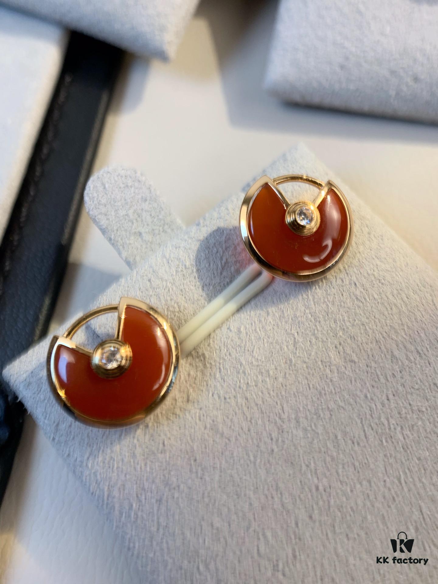 692fd29699f2d84055c8a235 Cartier Amulette de Cartier Stud Earrings