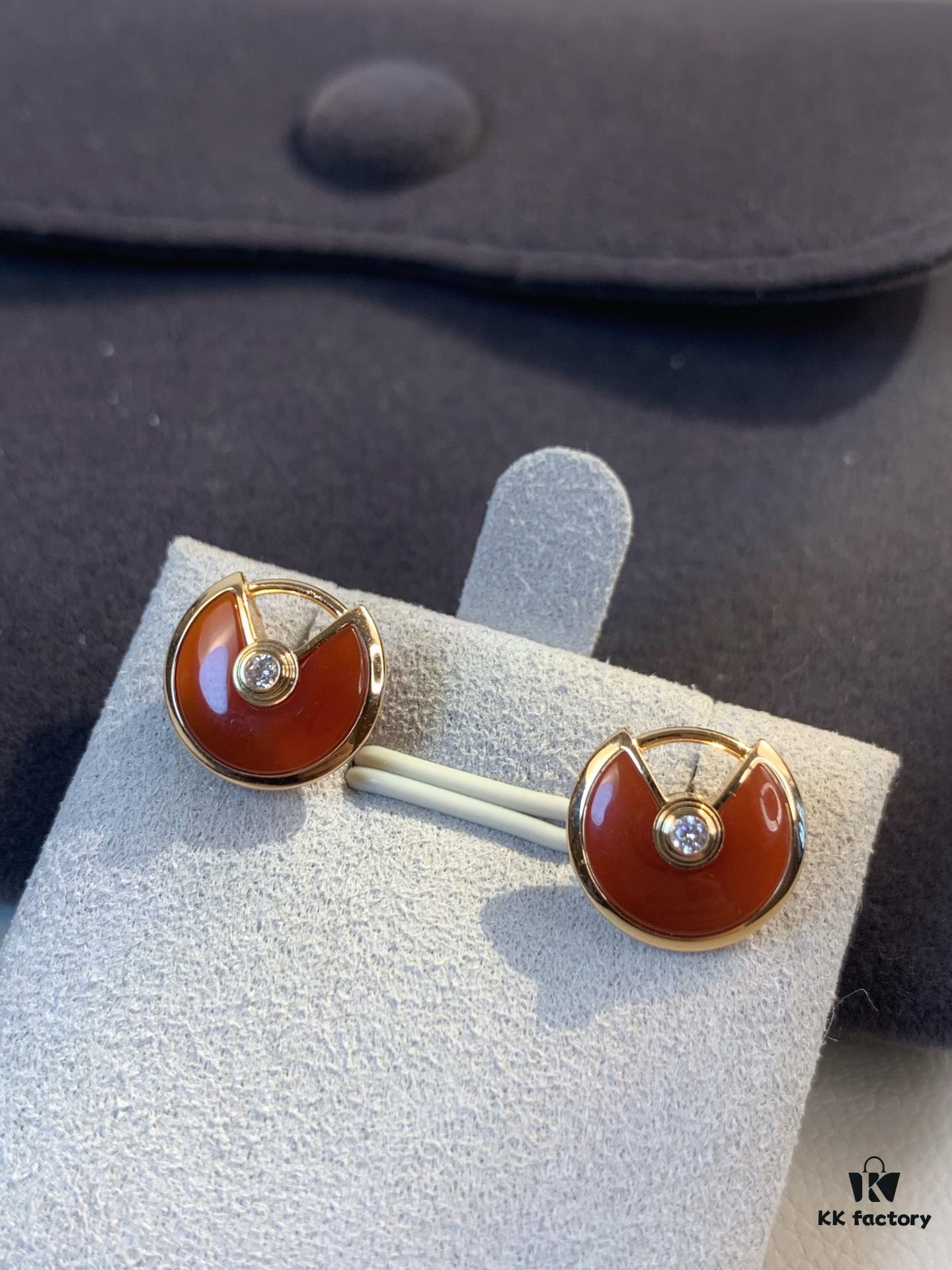 692fd29699f2d84055c8a237 Cartier Amulette de Cartier Stud Earrings