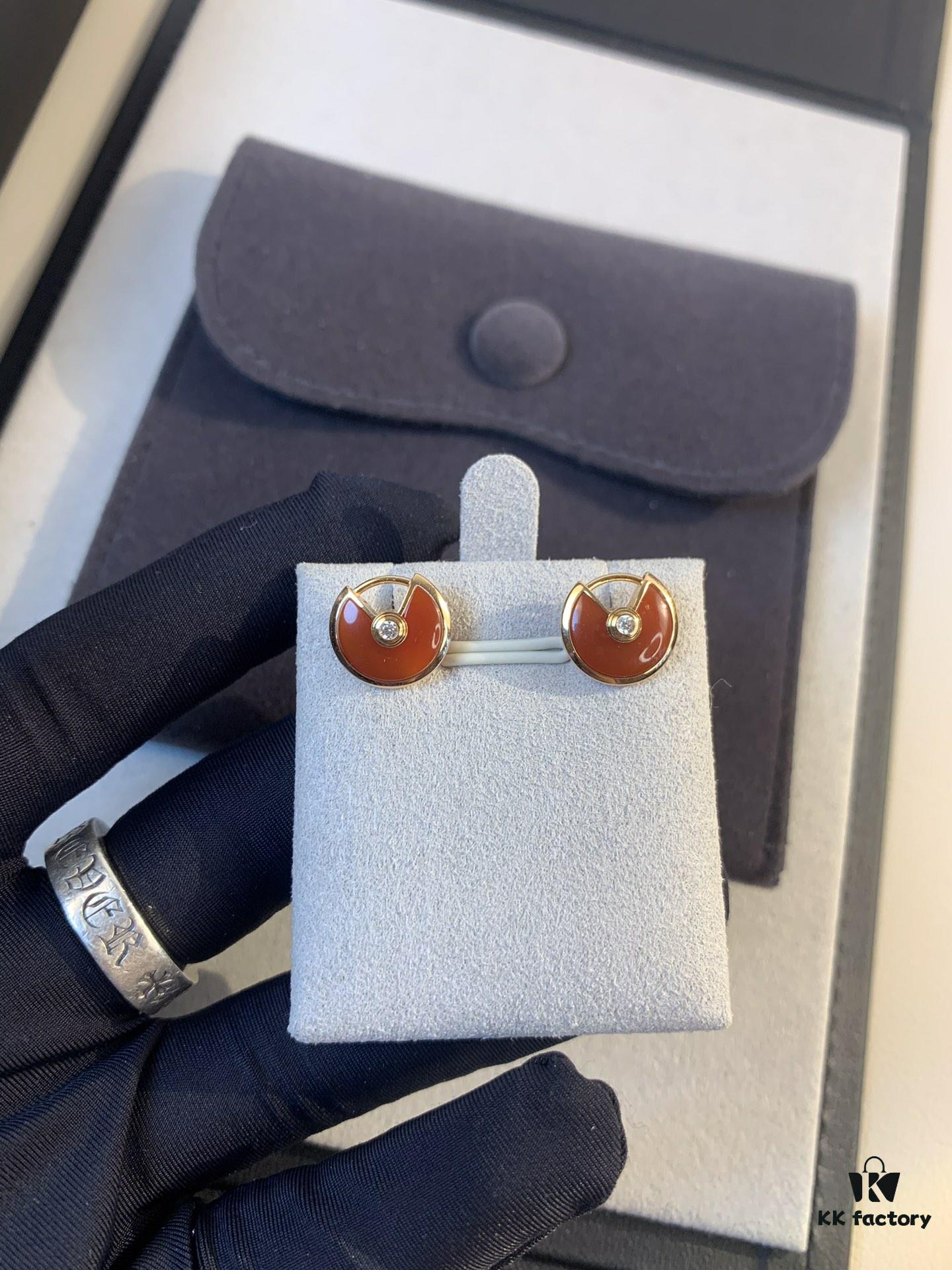 692fd29b99f2d84055c8a23e Cartier Amulette de Cartier Stud Earrings