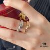 692fd2c899f2d84055c8a28e V Gold Plated Mimi Gold CNC Polished Cartier Thin Version Panther Ring, Sizes 5-6-7-8, Extra Thick and Powerful Design! Unisex Couple's Ring