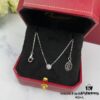 692fd2d499f2d84055c8a2a5 Authentic CNC Version Cartier Single Diamond Necklace, 925 Sterling Silver, with Original Mini Pendent