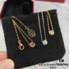 692fd2d699f2d84055c8a2a9 Authentic CNC Version Cartier Single Diamond Necklace, 925 Sterling Silver, with Original Mini Pendent