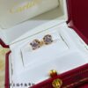 692fd2d999f2d84055c8a2b0 V Gold Plated Mimi Gold, CNC 11595170 Cartier 60-point Center Diamond Horn Stud Earrings, High-End Precision Edition