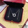 692fd2e299f2d84055c8a2be V Gold CNC Edition Round Flat Necklace, Cartier Classic Round Double-Sided Necklace for Two-Way Wearing