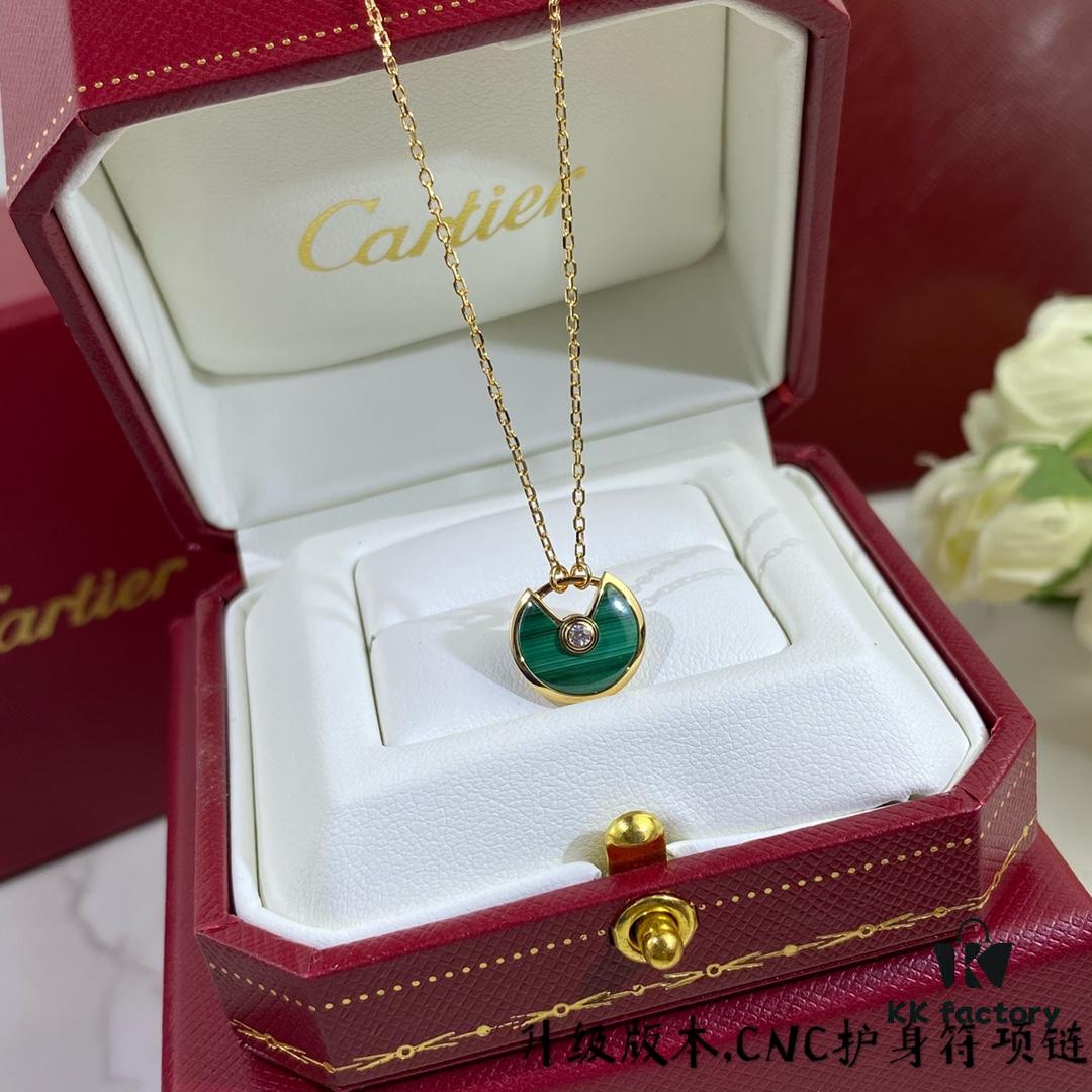 692fd2ec99f2d84055c8a2d2 V Gold Plated Mimi Gold, Newly Upgraded CNC Version! Cartier Amulette Necklace, Amulette de Cartier Jewelry – The Most Popular Customized Real Gold Design! Conveying Deep Emotions Through Various Guardian Stones, It Resembles A Protective Talisman Or A Lock Of Promises, Whispering Inner Desires And Secret Words! Stunningly Beautiful, Unbelievably Gorgeous! Exquisite Craftsmanship With Authentic Gold Texture. Latest Thick Gold Electroplating Technology For Superior Color Retention. The Highest Quality Version Online – Compare And See The Difference! Challenge Accepted!